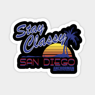 Anchorman Stay Classy San Diego Sunset Magnet