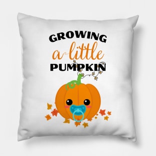 Growing a Little Pumpkin Pillow