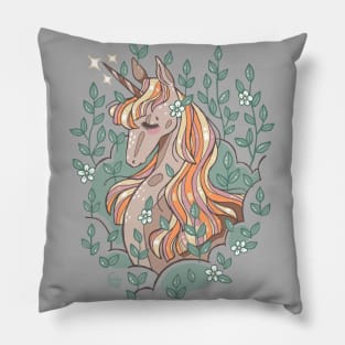 Unicorn Garden Pillow