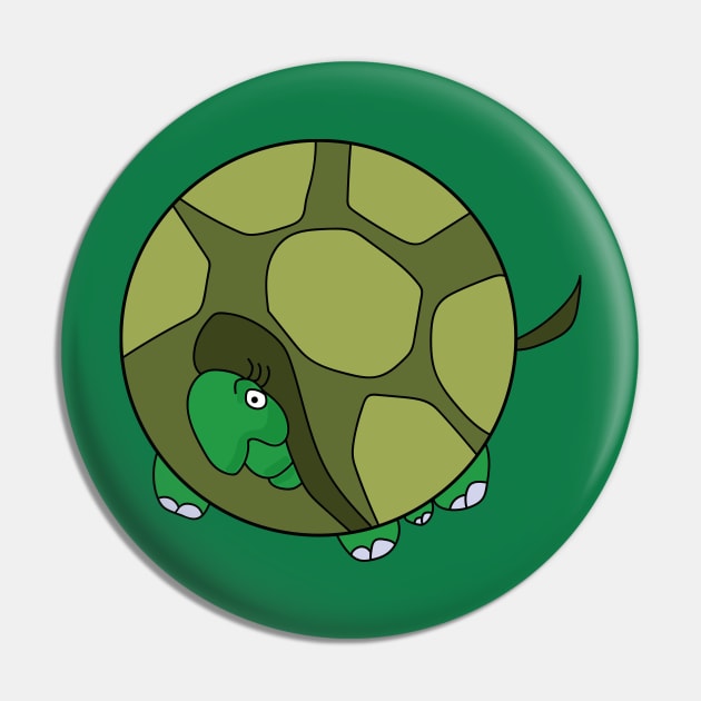 Cute Chubby Turtle Pin by DiegoCarvalho