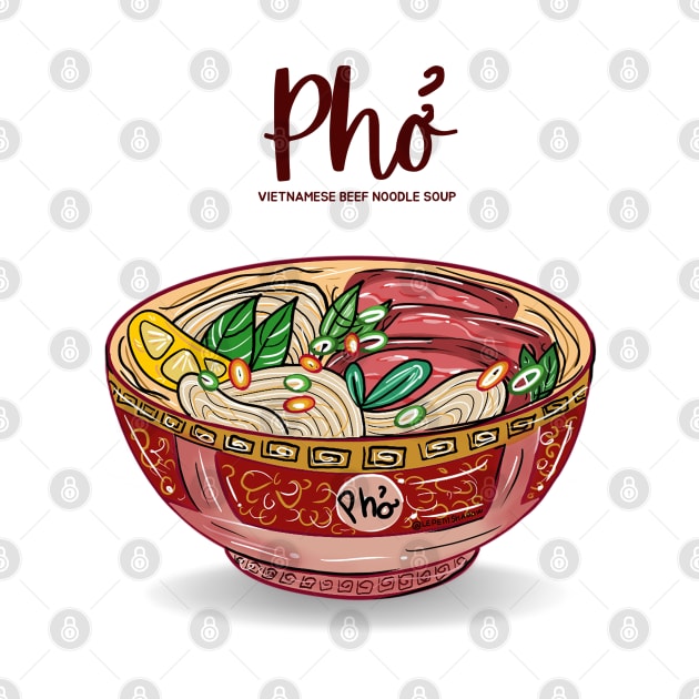 Pho, Vietnamese beef noodle soup by LePetitShadow