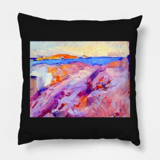 "Aim of Ibiza" by Joaquin Sorolla y Bastida (1863-1923) TECHNICOLOR REMASTERED Pillow