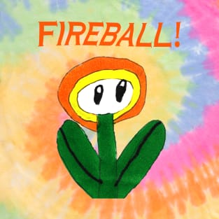 Fireball Video Game Design T-Shirt