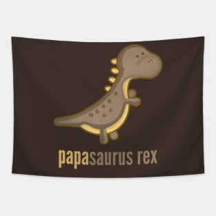 Papasaurus Rex T-Shirt Family Dinosaur Shirts Tapestry