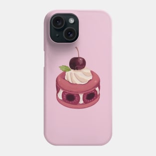 Cherry macaron Phone Case