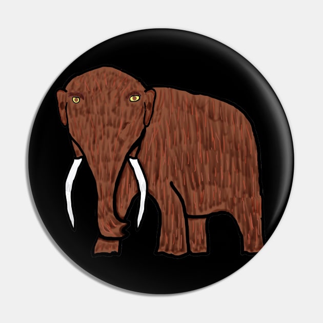 Mastodon Pin by Mark Ewbie