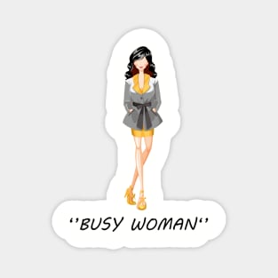 Busy Women Fashion Magnet