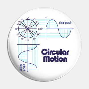 Circular motion blue Pin