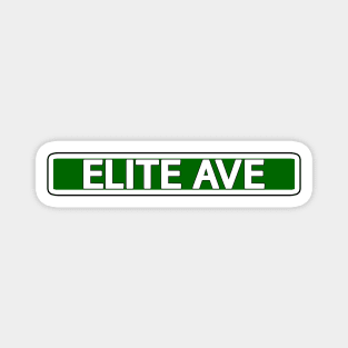 Elite Ave Street Sign Magnet