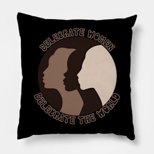 Celebrate Woman T-shirt Pillow