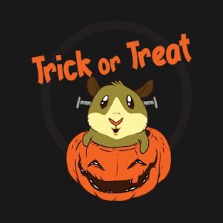 Hamster Pumpkin Halloween Trick or Treat T-Shirt