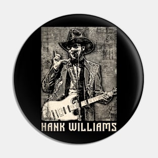 Rockin' with Bocephus Hank Jr. Fan Club Pin