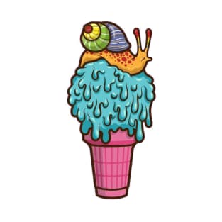 Snail - icecream T-Shirt