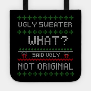 Ugly Unoriginal sweater Tote