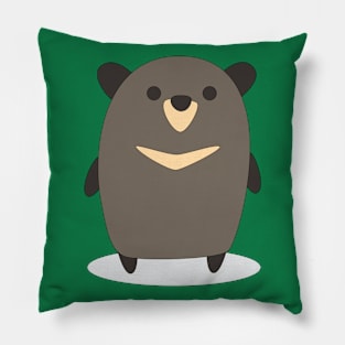 bear cartoon1 Pillow