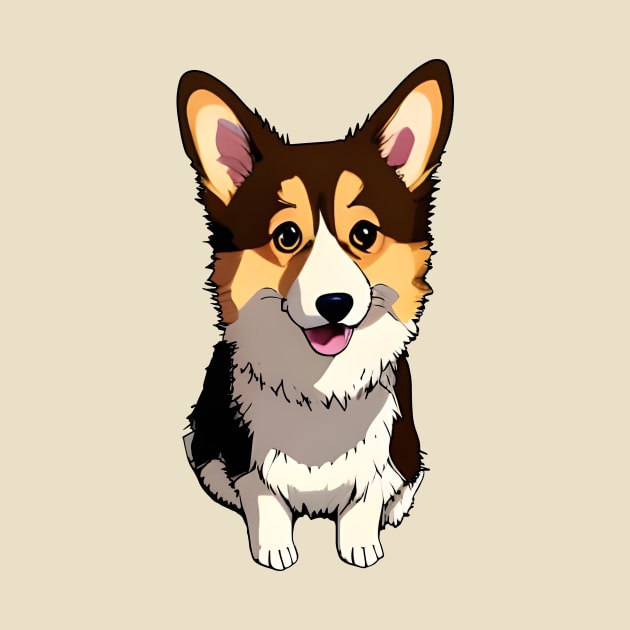 Happy Corgi by Olex022