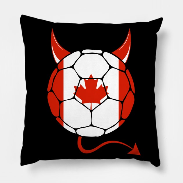 Canada Halloween Pillow by footballomatic