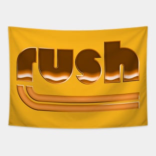 Rush /// Original Retro 70s-Style Design Tapestry