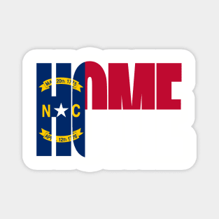 North Carolina Home - State Flag Magnet