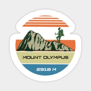 Mount Olympus, 2918m ,Climber Magnet