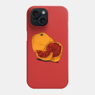 Hand drawn Orange Phone Case