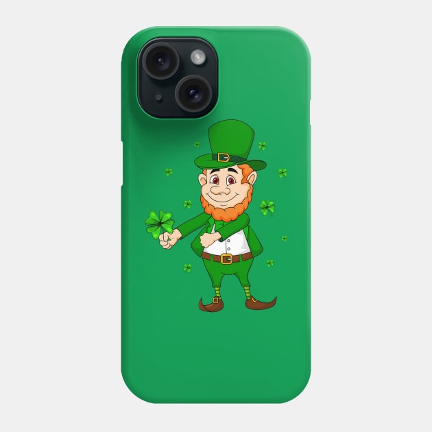 Floss Dance Leprechaun St Patricks Day Flossing Phone Case by Marks Kayla