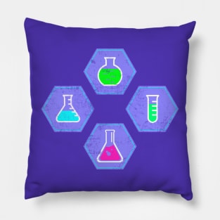 Chemistry Lab Flasks Pillow