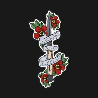 The Last of Us - Ellie's Knife - Endure and Survive T-Shirt