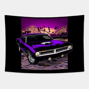 Purple 70 Plymouth Barracuda Tapestry