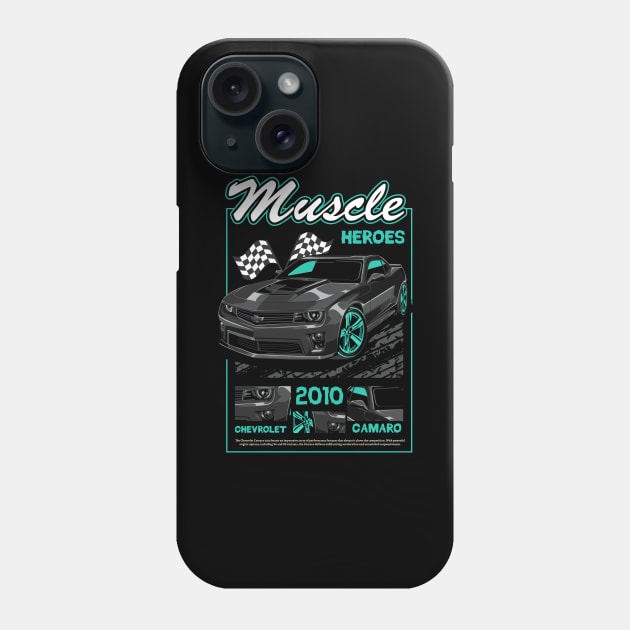 Camaro 2010 Muscle Heroes Phone Case by Harrisaputra