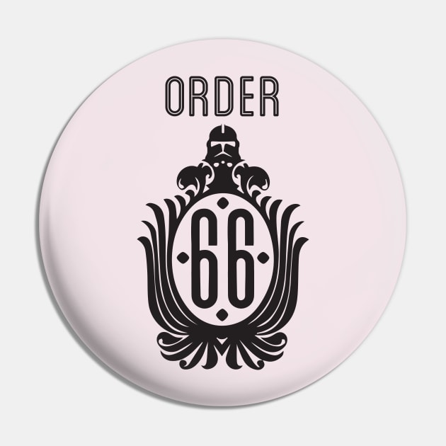 Order 66 Pin by BeepBoopBeep Clothing, Co.