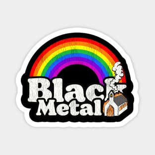 Black Metal Reignbow Magnet