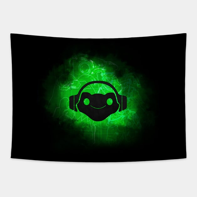 Lucio Blueprint Tapestry by RafGL