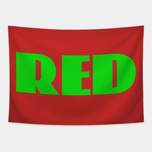 Red and green design! Tapestry