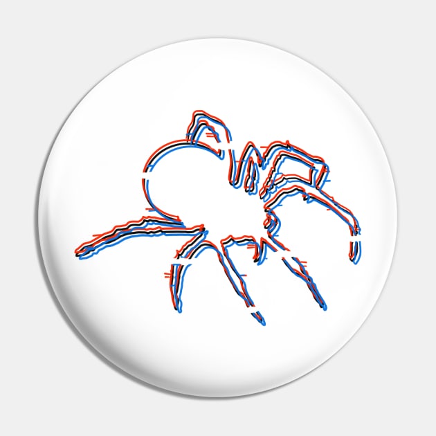 Glitch spider Pin by Gavlart