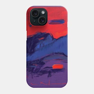 Red and blue Phone Case