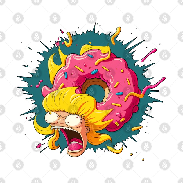 Angry Donut by bmron