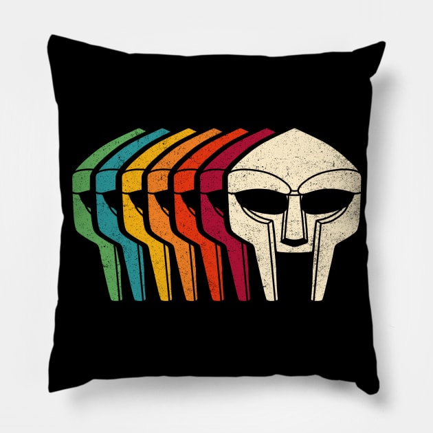 Retro Doom Pillow by Zachterrelldraws