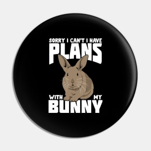 Rabbit Bunny Pet Animal Lover Gift Pin