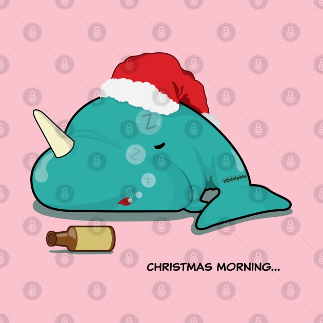 Narwhal on Christmas Day by RCLWOW