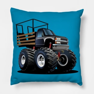 Cartoon monster truck Pillow