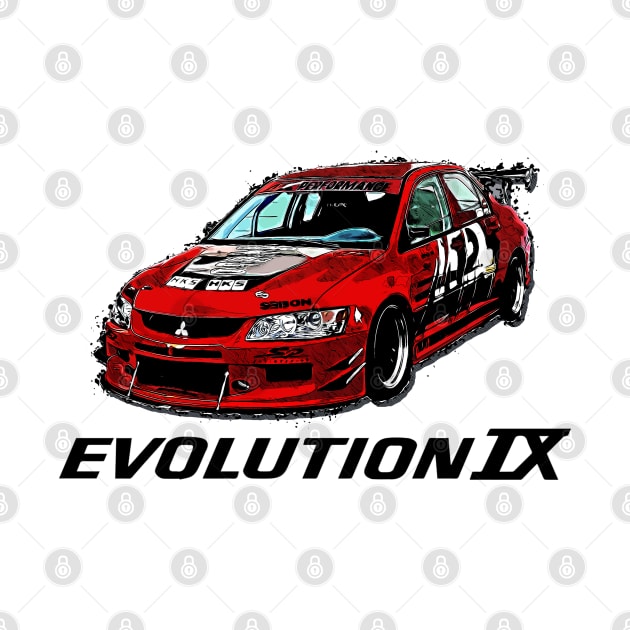 Mitsubishi Lancer Evo IX by RifkyAP28