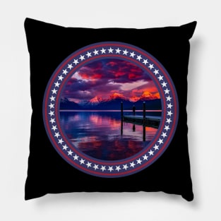 Lake McDonald Pillow