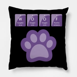 Science Dawg Pack Woof Pillow