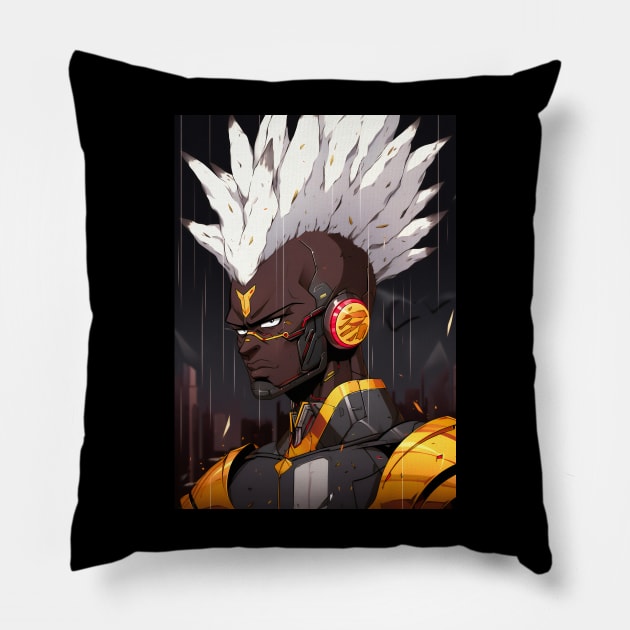 Yellowpunk - #003 Pillow by diegosilva.arts