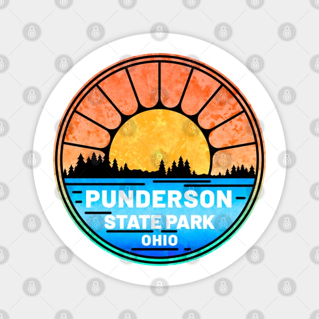 Punderson State Park Ohio OH Lake Magnet by TravelTime
