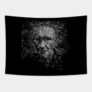 William S. Burroughs Typographical Portrait Tapestry