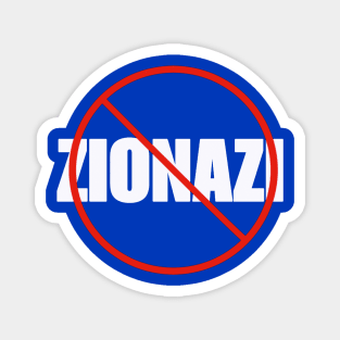 🚫 Zionazi - Front Magnet