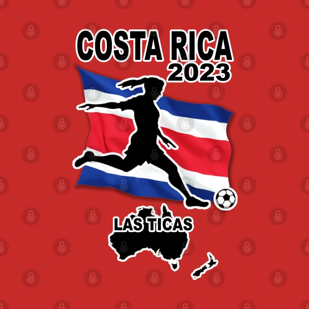 Costa Rica Womens World Cup Football Soccer Team 2023 by Ireland