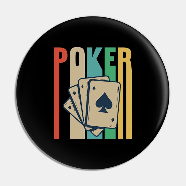 Poker Design for a Poker Player Pin by ErdnussbutterToast